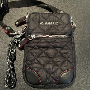MZ Wallace Black Micro Cosby Crossbody Bag